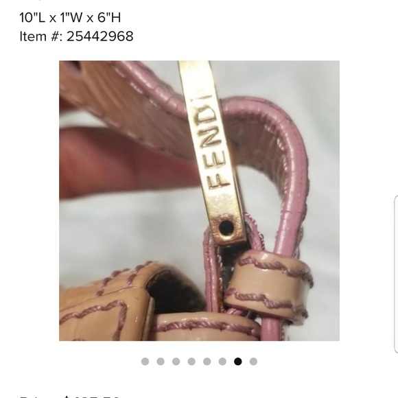 💜FENDI PINK PATENT/GOLD METAL HARDWARE - Picture 7 of 12